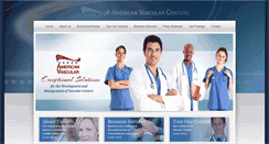 Desktop Screenshot of americanvascular.com